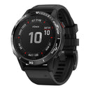 For Garmin Fenix 6X/6X Pro/6X Sapphire Smart Watch Steel Bezel Ring, B Version(Black Ring White Letter)