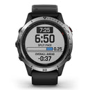 For Garmin Fenix 6X/6X Pro/6X Sapphire Smart Watch Steel Bezel Ring, B Version(Silver Ring Black Letter)