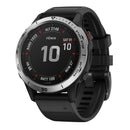 For Garmin Fenix 6X/6X Pro/6X Sapphire Smart Watch Steel Bezel Ring, B Version(Silver Ring Black Letter)
