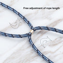 Wheat Straw Material + TPU Shockproof Case with Neck Lanyard For iPhone 13 mini(Blue)