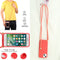 Wheat Straw Material + TPU Shockproof Case with Neck Lanyard For iPhone 13 mini(Red)