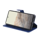 Classic Calf Texture PU + TPU Horizontal Flip Leather Case with Holder & Card Slots & Wallet For Google Pixel 6(Blue)