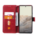 Classic Calf Texture PU + TPU Horizontal Flip Leather Case with Holder & Card Slots & Wallet For Google Pixel 6(Red)