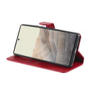 Classic Calf Texture PU + TPU Horizontal Flip Leather Case with Holder & Card Slots & Wallet For Google Pixel 6(Red)