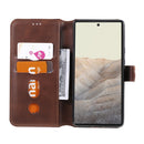 Classic Calf Texture PU + TPU Horizontal Flip Leather Case with Holder & Card Slots & Wallet For Google Pixel 6(Brown)