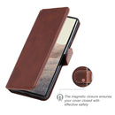 Classic Calf Texture PU + TPU Horizontal Flip Leather Case with Holder & Card Slots & Wallet For Google Pixel 6(Brown)
