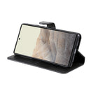 Classic Calf Texture PU + TPU Horizontal Flip Leather Case with Holder & Card Slots & Wallet For Google Pixel 6(Black)