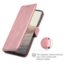 Classic Calf Texture PU + TPU Horizontal Flip Leather Case with Holder & Card Slots & Wallet For Google Pixel 6(Rose Gold)