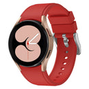 For Samsung Galaxy Watch4 40mm Silicone Watch Band(Red)
