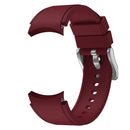 For Samsung Galaxy Watch4 40mm Silicone Watch Band(Wine Red)