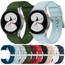 For Samsung Galaxy Watch4 40mm Silicone Watch Band(Army Green)