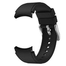 For Samsung Galaxy Watch4 44mm Silicone Watch Band(Black)