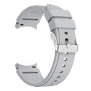 For Samsung Galaxy Watch4 44mm Silicone Watch Band(Light Grey)