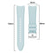 For Samsung Galaxy Watch4 44mm Silicone Watch Band(Light Blue)