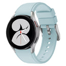 For Samsung Galaxy Watch4 44mm Silicone Watch Band(Light Blue)