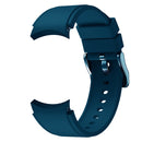 For Samsung Galaxy Watch4 44mm Silicone Watch Band(Dark Blue)
