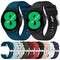 For Samsung Galaxy Watch4 44mm Silicone Watch Band(Light Blue)