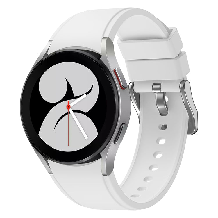 For Samsung Galaxy Watch4 Classic 42mm Silicone Watch Band(White)
