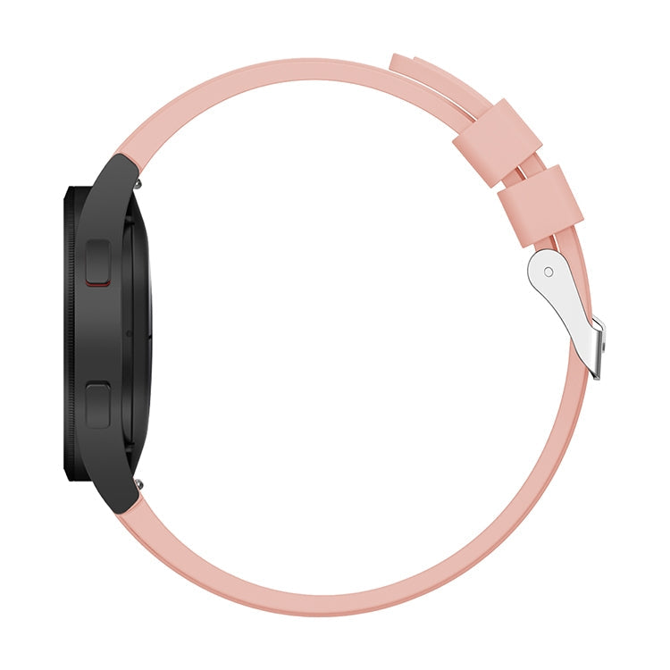 For Samsung Galaxy Watch4 Classic 42mm Silicone Watch Band(Pink)