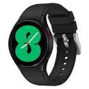 For Samsung Galaxy Watch4 Classic 42mm Silicone Watch Band(Black)