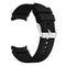 For Samsung Galaxy Watch4 Classic 42mm Silicone Watch Band(Black)