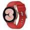 For Samsung Galaxy Watch4 Classic 42mm Silicone Watch Band(Red)
