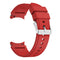 For Samsung Galaxy Watch4 Classic 42mm Silicone Watch Band(Red)
