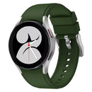 For Samsung Galaxy Watch4 Classic 42mm Silicone Watch Band(Army Green)
