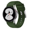 For Samsung Galaxy Watch4 Classic 42mm Silicone Watch Band(Army Green)