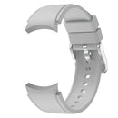 For Samsung Galaxy Watch4 Classic 42mm Silicone Watch Band(Light Grey)