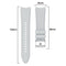 For Samsung Galaxy Watch4 Classic 42mm Silicone Watch Band(Light Grey)