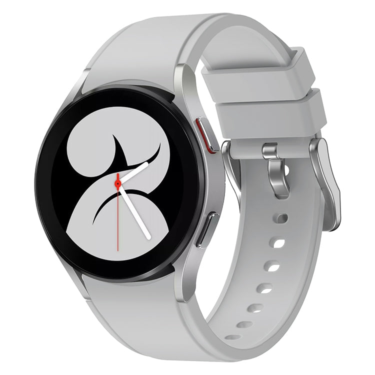 For Samsung Galaxy Watch4 Classic 42mm Silicone Watch Band(Light Grey)