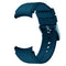 For Samsung Galaxy Watch4 Classic 42mm Silicone Watch Band(Dark Blue)