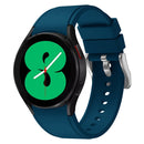 For Samsung Galaxy Watch4 Classic 42mm Silicone Watch Band(Dark Blue)