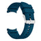 For Samsung Galaxy Watch4 Classic 42mm Silicone Watch Band(Dark Blue)