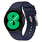 For Samsung Galaxy Watch4 Classic 42mm Silicone Watch Band(Midnight Blue)