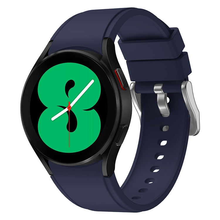 For Samsung Galaxy Watch4 Classic 42mm Silicone Watch Band(Midnight Blue)