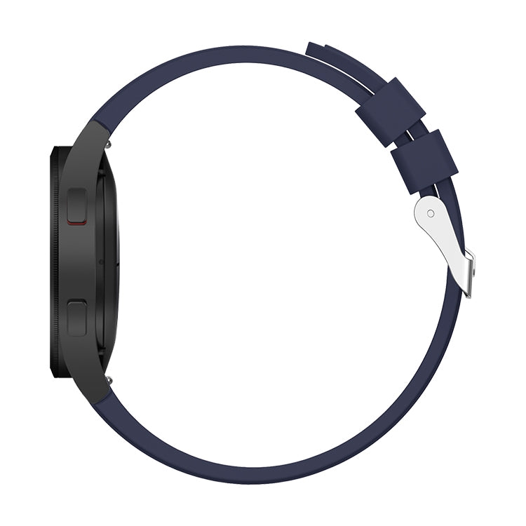 For Samsung Galaxy Watch4 Classic 42mm Silicone Watch Band(Midnight Blue)