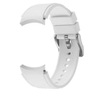 For Samsung Galaxy Watch4 Classic 46mm Silicone Watch Band(White)