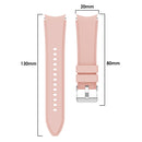 For Samsung Galaxy Watch4 Classic 46mm Silicone Watch Band(Pink)