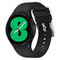For Samsung Galaxy Watch4 Classic 46mm Silicone Watch Band(Black)