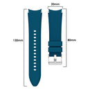 For Samsung Galaxy Watch4 Classic 46mm Silicone Watch Band(Dark Blue)