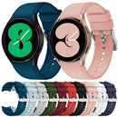 For Samsung Galaxy Watch4 Classic 46mm Silicone Watch Band(Wine Red)