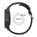 For Samsung Galaxy Watch4 Classic 46mm Two-color Silicone Watch Band(Light Pink Mint Green)