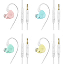 QKZ AK6-X 3.5mm In-Ear Wired Subwoofer Sports Earphone with Microphone, Cable Length: About 1.2m(Lemon Yellow)