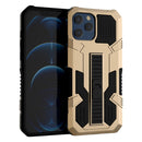 Vanguard Warrior All Inclusive Double-color Shockproof TPU + PC Protective Case with Holder For iPhone 13(Gold)