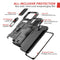 All-inclusive PC TPU Tempered Glass Film Integral Shockproof Case For iPhone 13(Black)