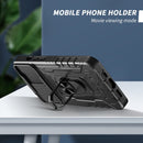All-inclusive PC TPU Tempered Glass Film Integral Shockproof Case For iPhone 13(Black)