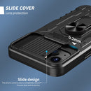 All-inclusive PC TPU Tempered Glass Film Integral Shockproof Case For iPhone 13(Black)