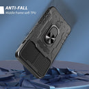 All-inclusive PC TPU Tempered Glass Film Integral Shockproof Case For iPhone 13(Black)